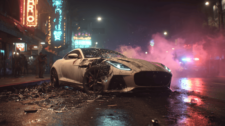 Five Worst Celebrity Car Crashes