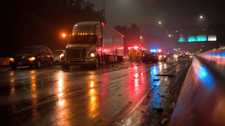 Semi-Truck Collision in Griffith Park